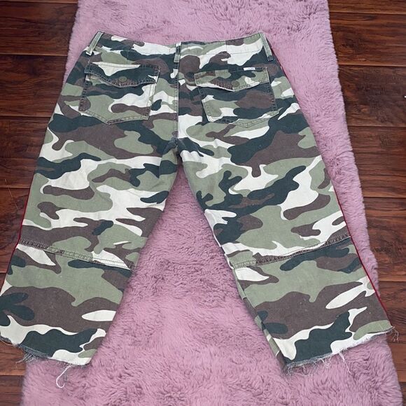 Mother Camouflage Distressed The No Zip Misfit Manmade Cutoff - Picture 4 of 14